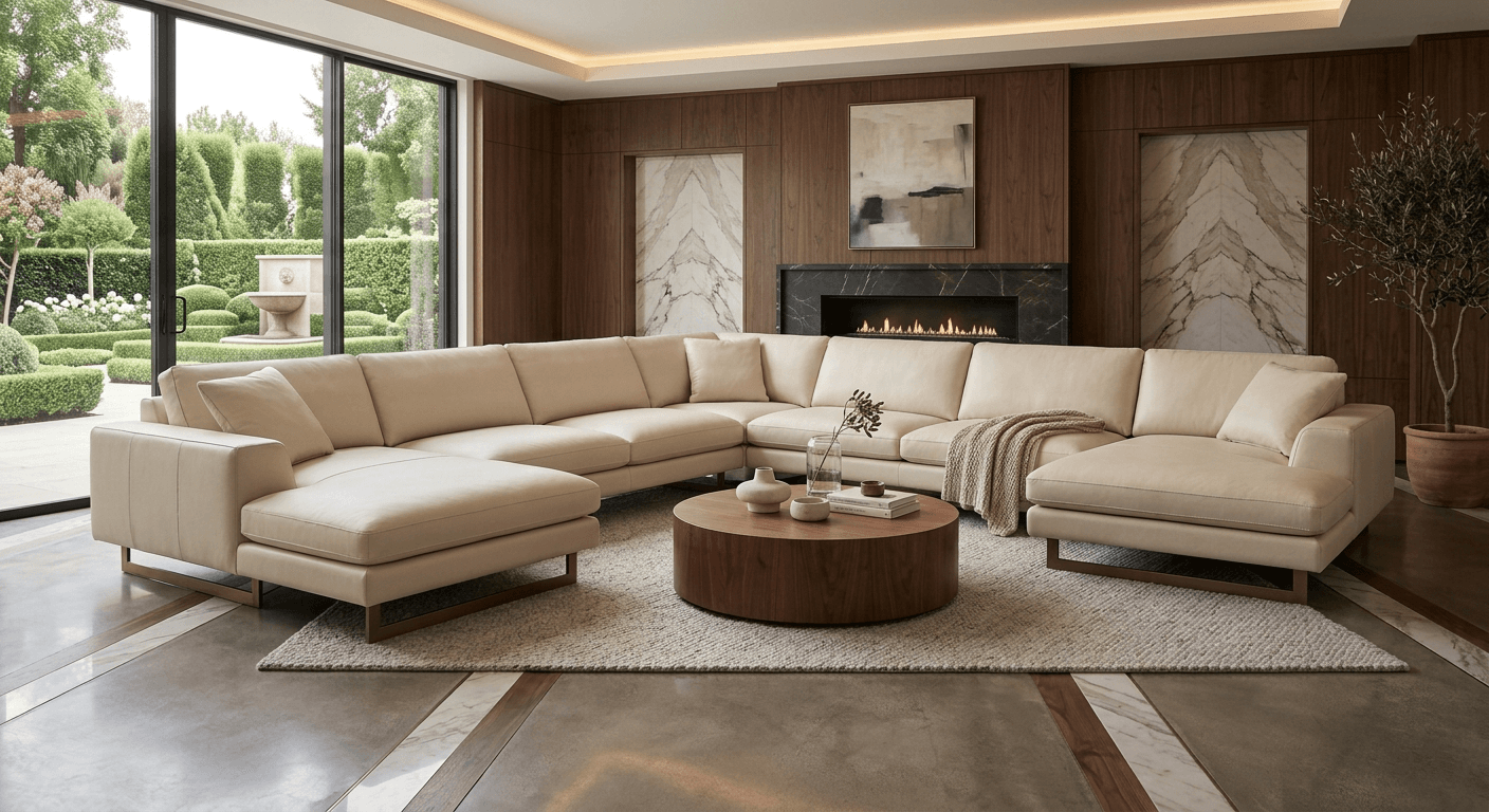 Minotti 스타일 묵직한 이탈리안 럭셔리